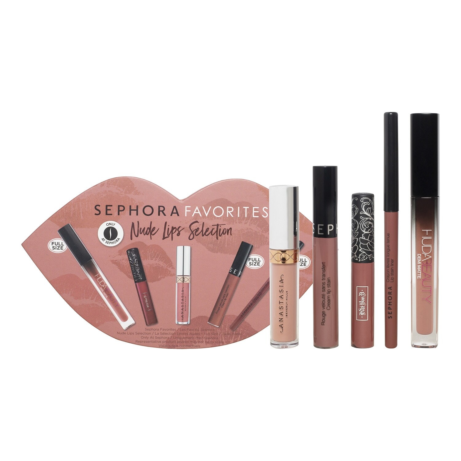 Set nude lips Coffret maquillage lèvres de SEPHORA FAVORITES SEPHORA