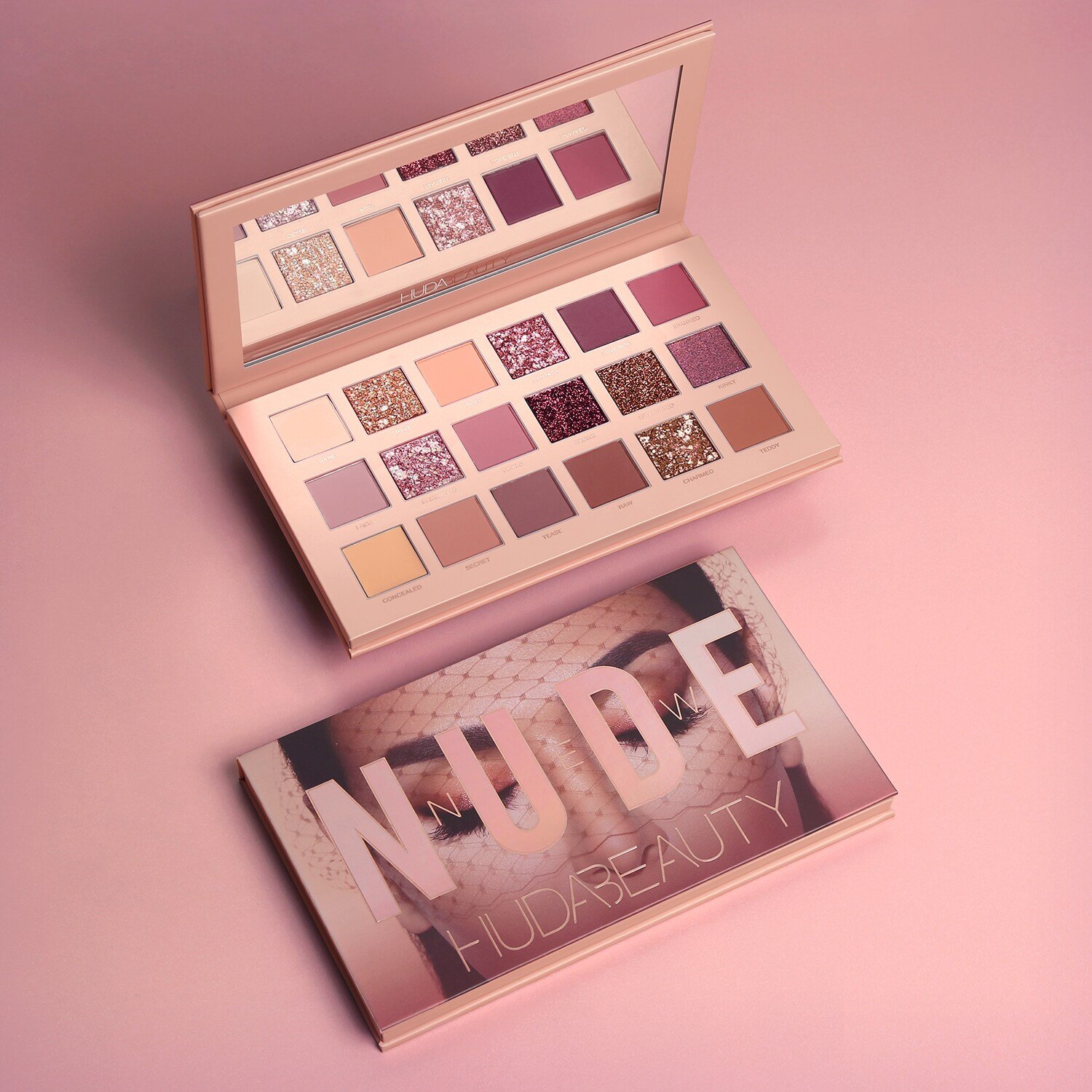 The New Nude Palette Palette De Fards Paupi Res De Huda Beauty