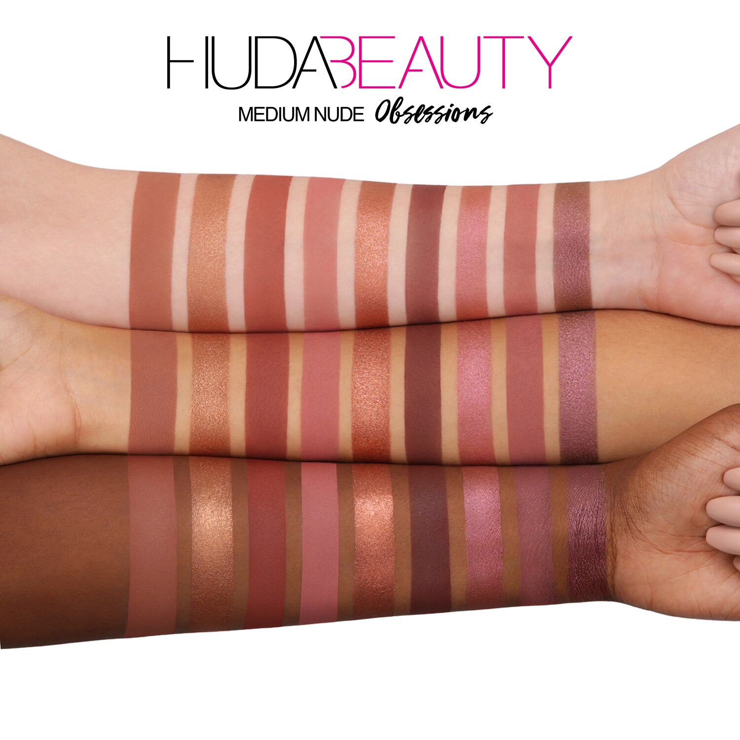 Nude Obsessions Palette De Ombres Paupi Res De Huda Beauty Sephora