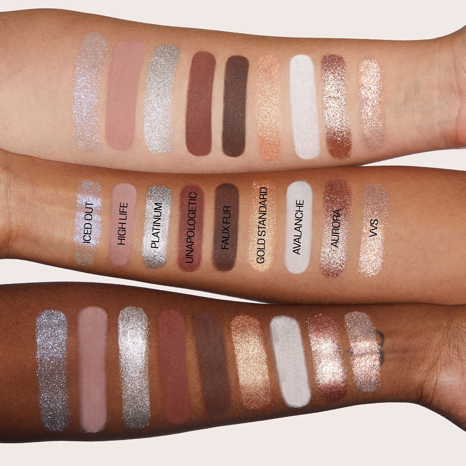 Icy Nude Eyeshadow Palette Palette de fards à paupières de HUDA BEAUTY SEPHORA