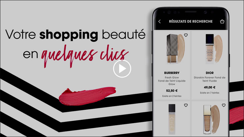Nouvelle application Sephora