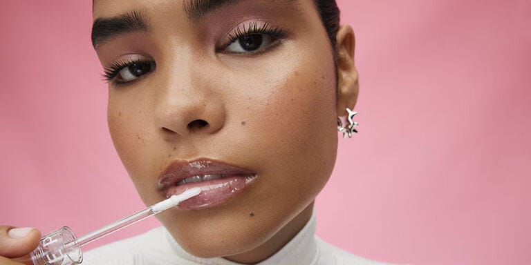 lip gloss lèvres fines