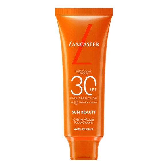 SUN BEAUTY - Crème Visage Velours Bronzage Lumineux SPF 30, LANCASTER