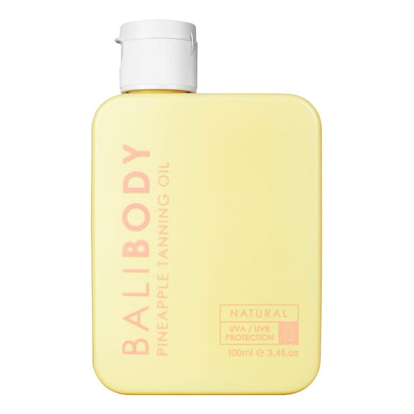 Tanning Oil Pineapple SPF15 - Huile de bronzage, BALI BODY