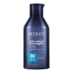 Color Extend Brownlights - Shampoing neutralisant cheveux bruns, REDKEN