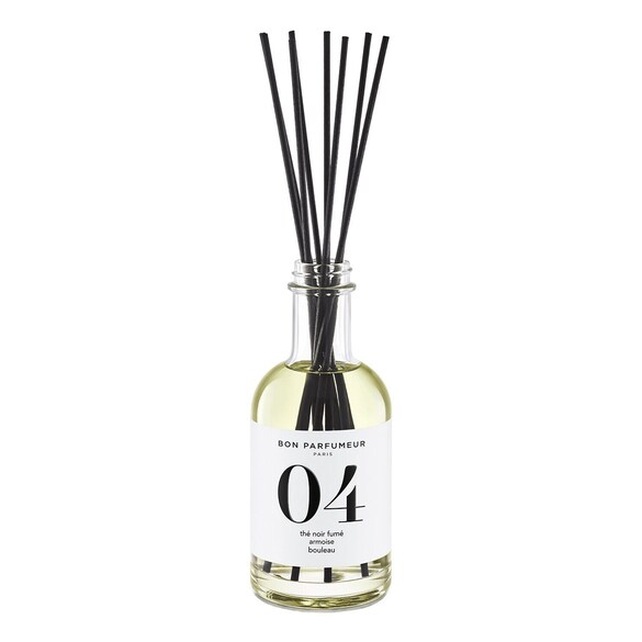04 Thé noir fumé, Armoise, Bouleau - Diffuseur, BON PARFUMEUR