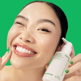 Huile Nettoyante Démaquillante Thé Vert et Acide Aminé - Nettoyant Visage
