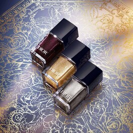 Dior Vernis - Vernis à ongles top coat - Nacres dorées - Fini pailleté