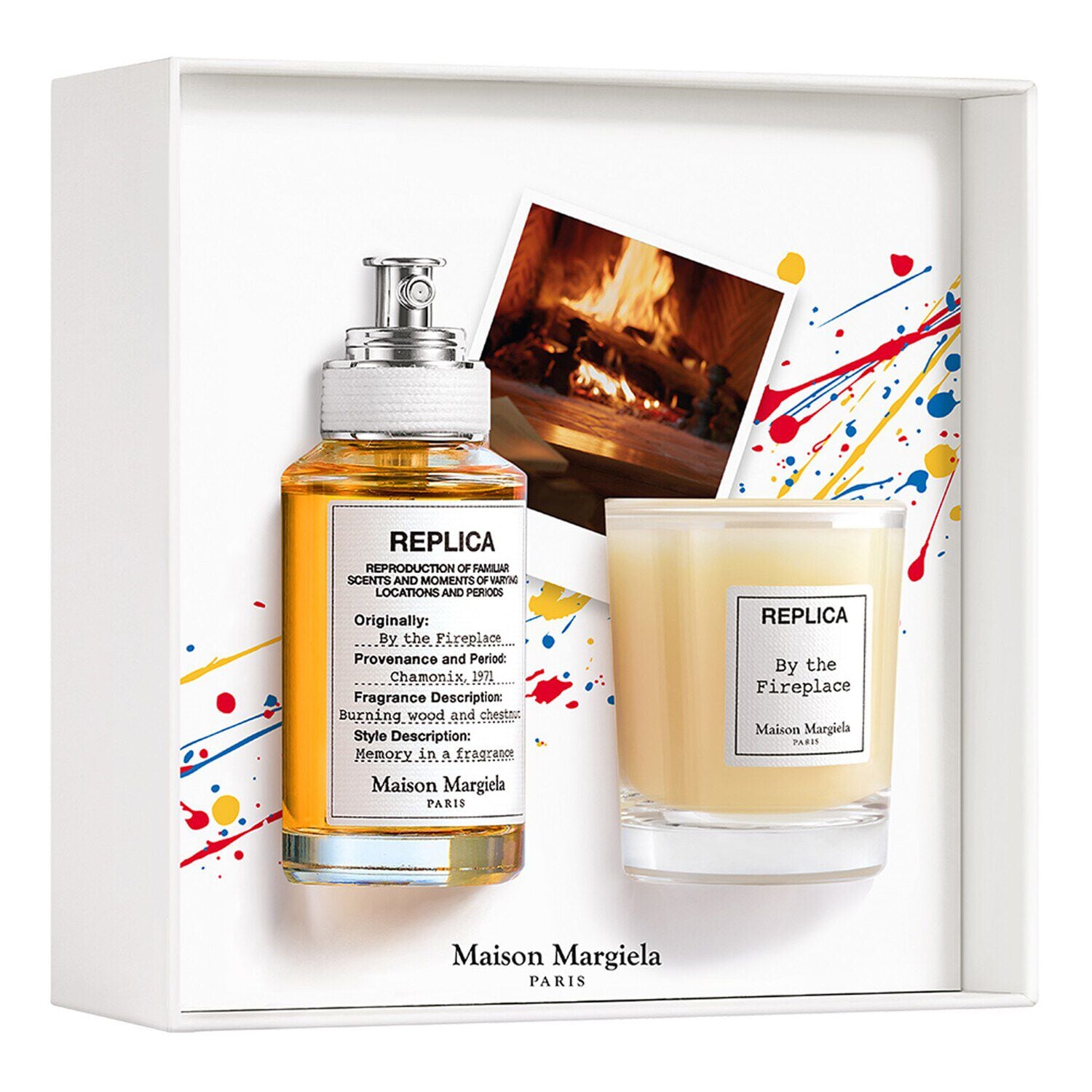 replica - coffret eau de toilette et bougie