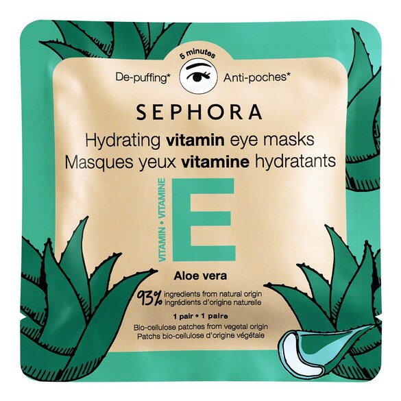 Masques vitamine yeux - Masques bio-cellulose yeux, SEPHORA COLLECTION