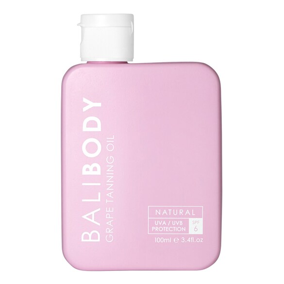 Huile de bronzage aux pépins de raisin SPF6, BALI BODY