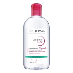 Créaline H2O - Eau micellaire démaquillante visage pour peaux sensibles, BIODERMA