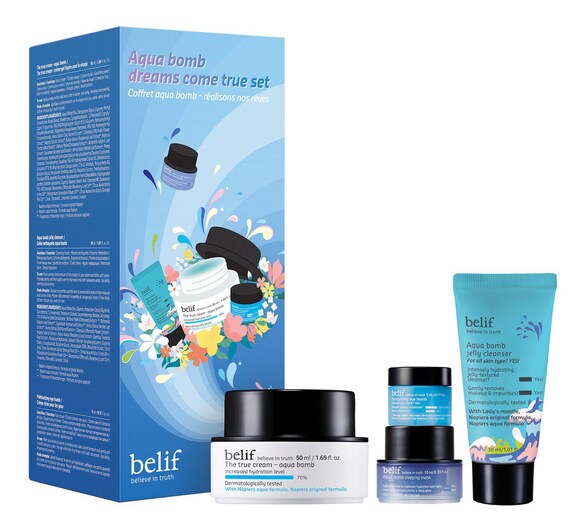 Aqua Bomb "Réalisons Nos Rêves" - Coffret Soin Visage, BELIF