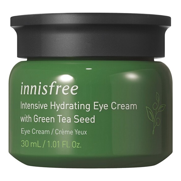 Crème Hydratante Contour des Yeux aux Graines de Thé Vert de INNISFREE ...