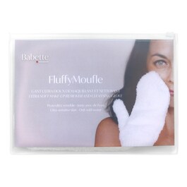 Fluffy Moufle - Gant ultra doux, démaquillant et nettoyant
