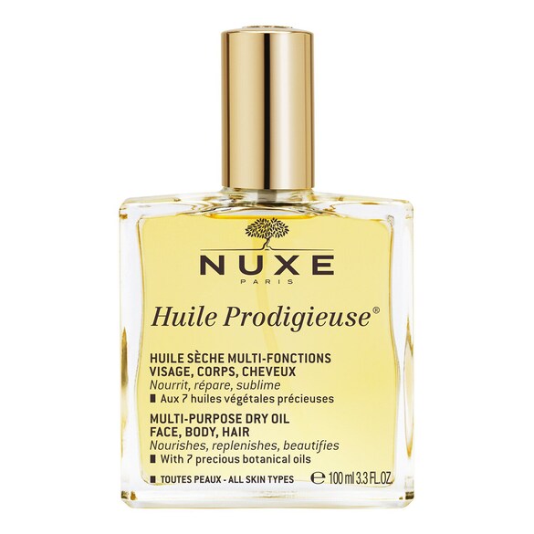 Huile Prodigieuse - Huile sèche multi-fonctions visage, corps, cheveux, NUXE