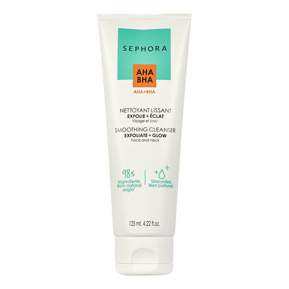 Nettoyant lissant exfolie + éclat - Gel nettoyant visage et cou, SEPHORA COLLECTION
