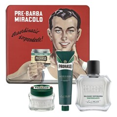 Coffret de rasage Vintage Gino - Coffret soin visage pour homme, PRORASO