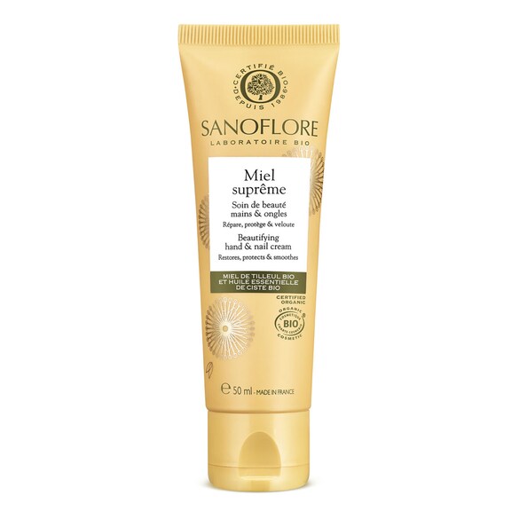 Miel Suprême - Crème mains et ongles nourrissante certifiée bio, SANOFLORE