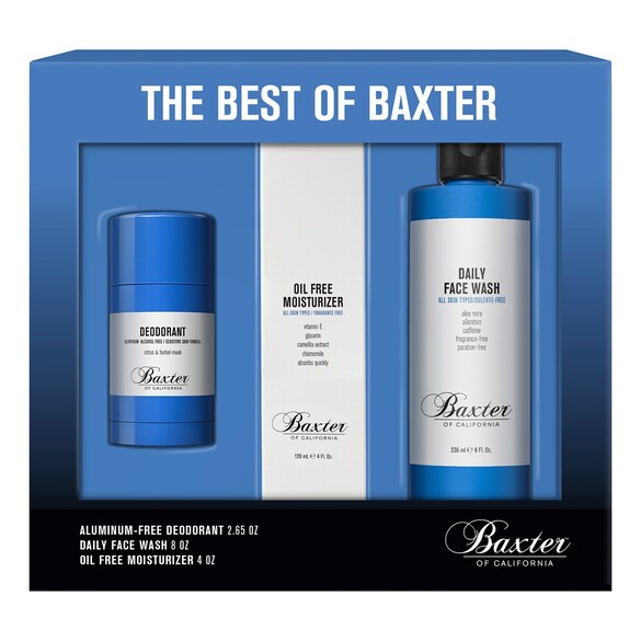 le meilleur de baxter - coffret soin visage et corps homme