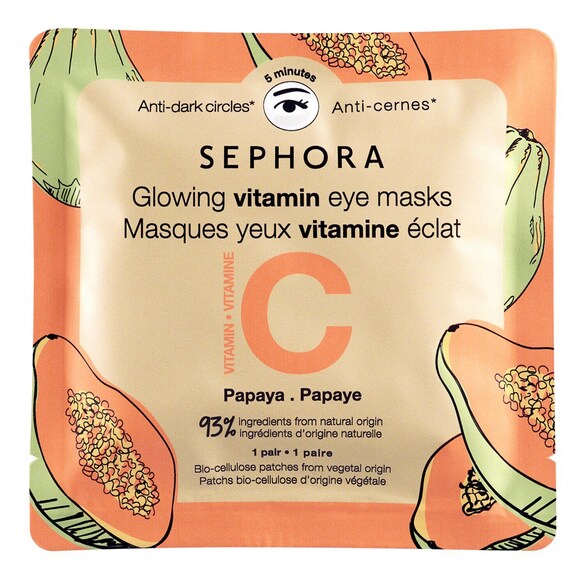 Masques vitamine yeux - Masques bio-cellulose yeux, SEPHORA COLLECTION