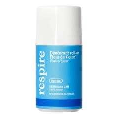 Déodorant Roll-on - Déodorant Fleur de Coton Efficacité 24H, RESPIRE