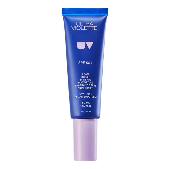 Lean Screen SPF50+ - Crème solaire minérale matifiante, ULTRA VIOLETTE