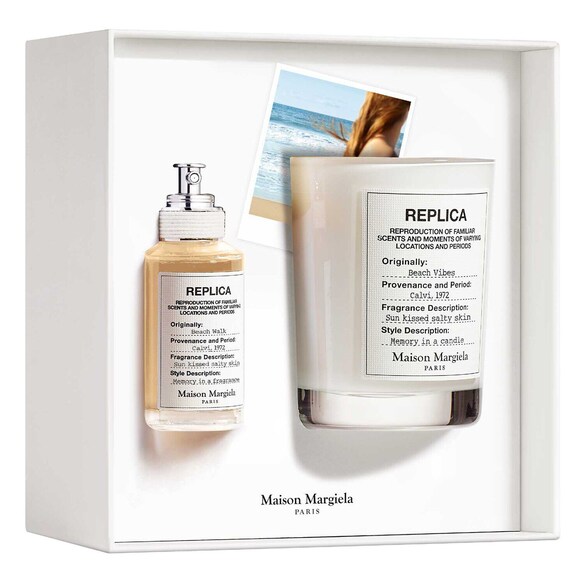 Replica - Beach Walk - Coffret Eau de Toilette et Bougie, MAISON MARGIELA