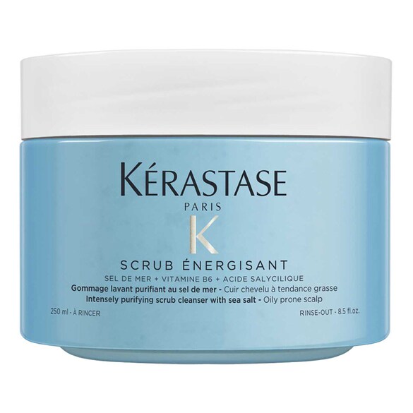 Fusio-Scrub Gommage Energisant - Gommage lavant énergisant aux sels marins, KÉRASTASE