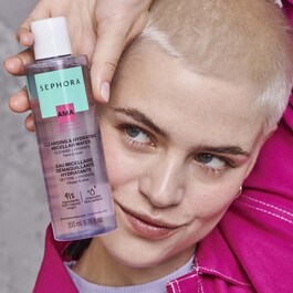 Eau micellaire démaquillante hydratante - nettoyante et hydratante