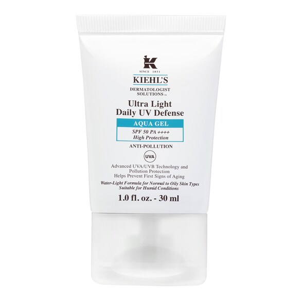 Ultra Light Daily UV Defense - Gel crème solaire visage quotidien SPF 50 PA++++, KIEHL'S SINCE 1851