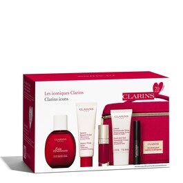 Les iconiques Clarins - Coffret Soin visage corps & maquillage