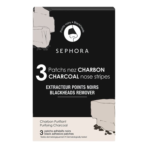 Kit 3 Patchs Nez Charbon Patch Nez Extracteur Points Noirs De