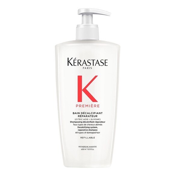 Première - Shampoing décalcifiant réparateur rechargeable pour cheveux abîmés, KÉRASTASE