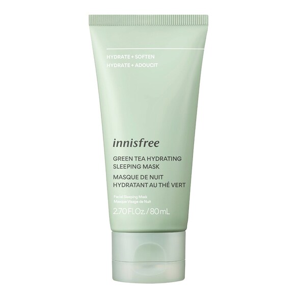 Masque de Nuit Hydratant au Thé Vert - Masque Visage Hydratant, INNISFREE