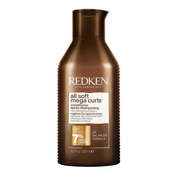 All Soft Mega Curls - Après-Shampoing pour cheveux très secs, bouclés à crépus, REDKEN