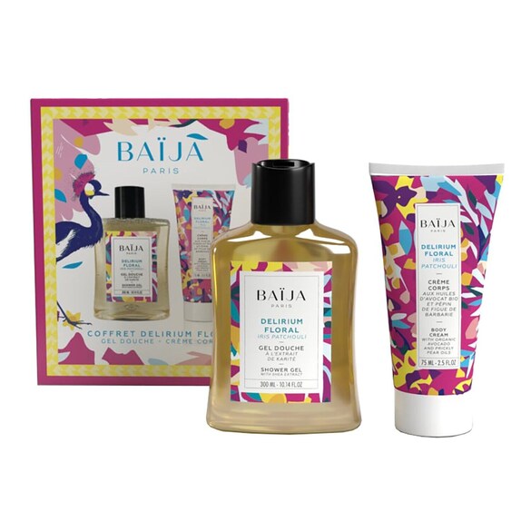 Délirium Floral Iris Patchouli - Coffret soin pour le corps , BAÏJA