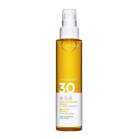 Huile-en-Brume Solaire Corps UVA/UVB 30 Huile solaire sèche, CLARINS