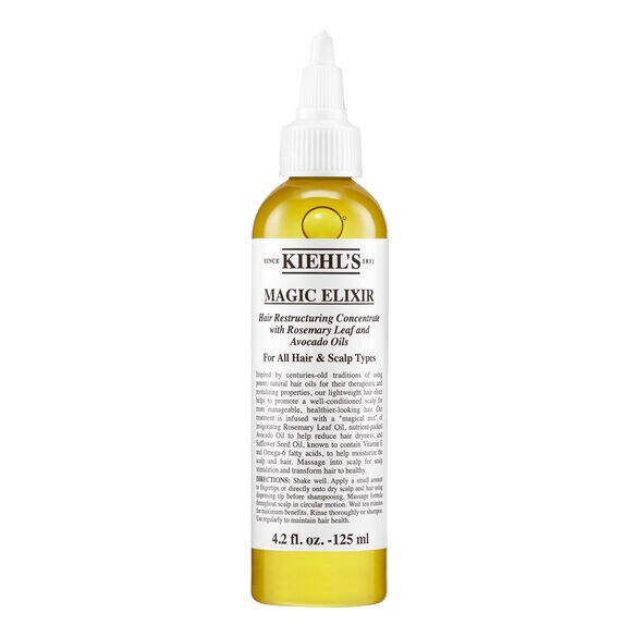 Magic Elixir Hair Restructuring Concentrate Concentre Regenerant Pour Cheveux De Kiehl S Since 1851 Sephora Rated 4 de 5 de chachab par frankly am impressed at how great this product feels. magic elixir hair restructuring concentrate concentre regenerant pour cheveux