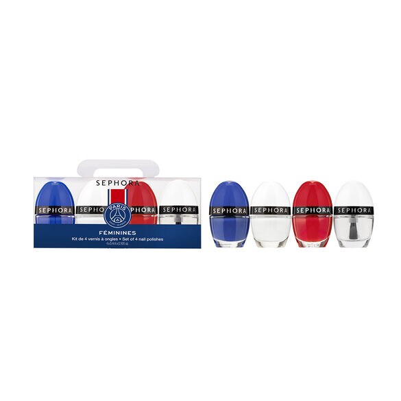 SEPHORA COLLECTION x PSG Féminines - Kit De 4 Vernis A ...