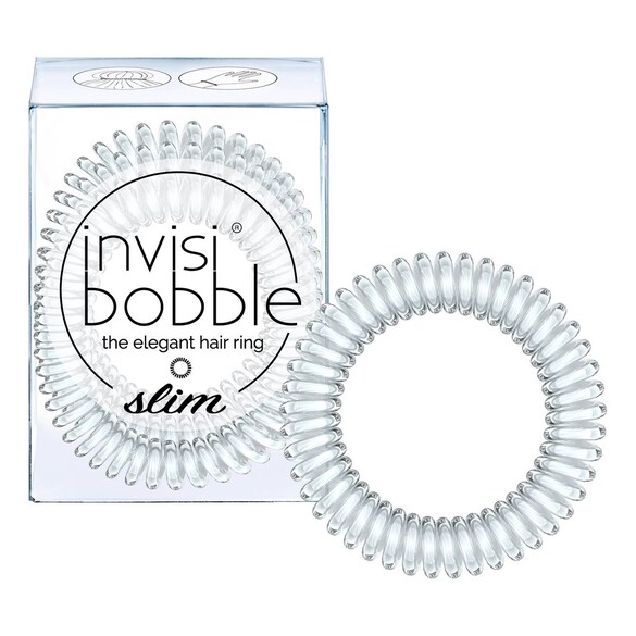 invisibobble SLIM - Elastique à cheveux invisible, INVISIBOBBLE