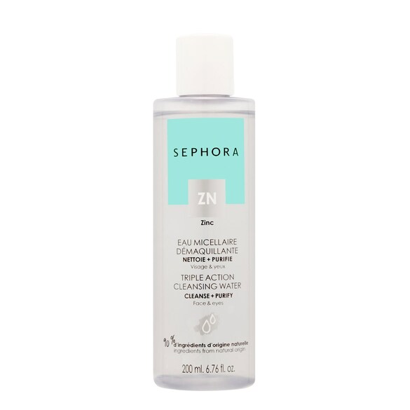 Eau Micellaire Démaquillante - Nettoie + Purifie, SEPHORA COLLECTION