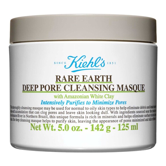 Masque purifiant à l’Argile blanche - Rare Earth Pore Cleansing Masque, KIEHL'S SINCE 1851