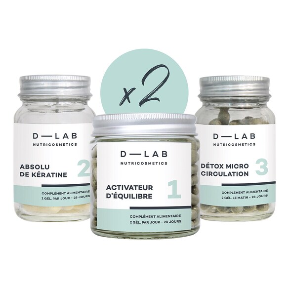 Masse-Capillaire - Compléments alimentaires cheveux, D-LAB NUTRICOSMETICS