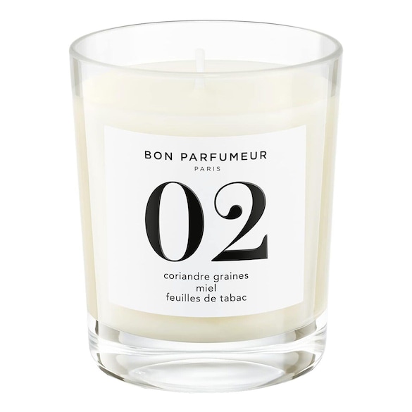 Graine de Coriandre, Miel, Feuilles de tabac - Bougie, BON PARFUMEUR