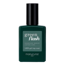 Vernis Green Flash - Vernis semi-permanent Top coat