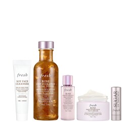 Perfectly Dewy Skin & Lips - Coffret routine d'hydratation à la rose
