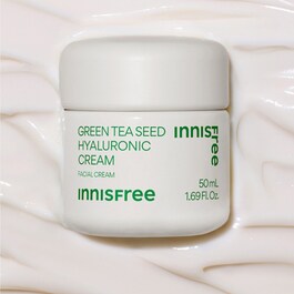 Crème Hydratante à l'Acide Hyaluronique et au Thé Vert - Crème Hydratante