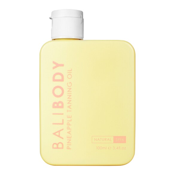 huile de bronzage à l'extrait d'ananas spf6