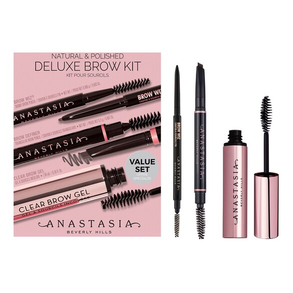 natural & polished deluxe kit  - pour les sourcils